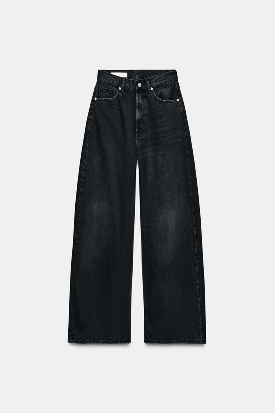 Jean large noir femme 1m75 1m80 1m85 tall extra wide leg taille haute coton premium